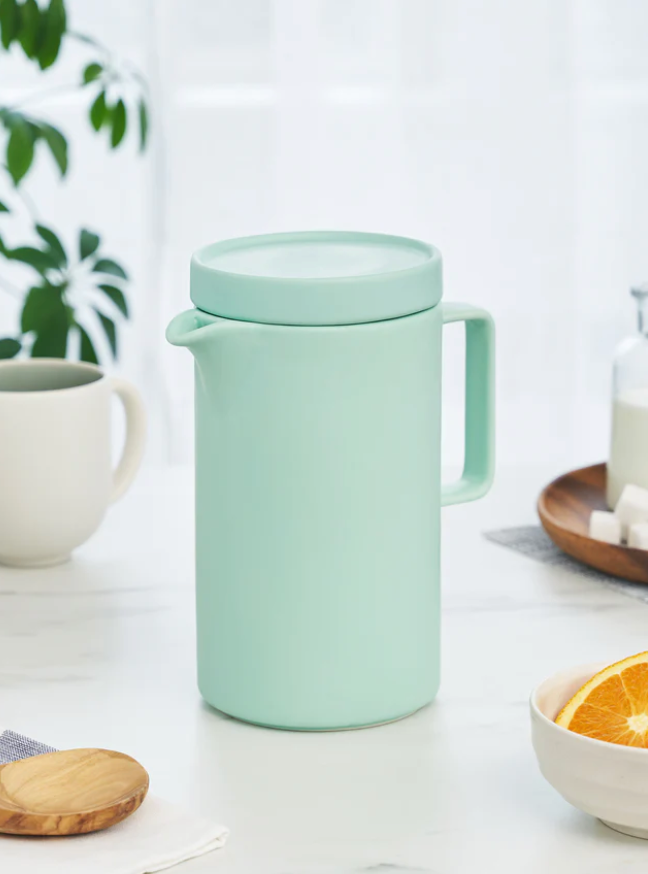 Pinky Up Jona Ceramic Teapot In Mint