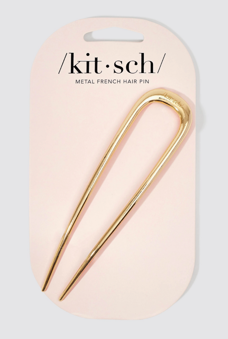Kitsch French Hair Pin Gold