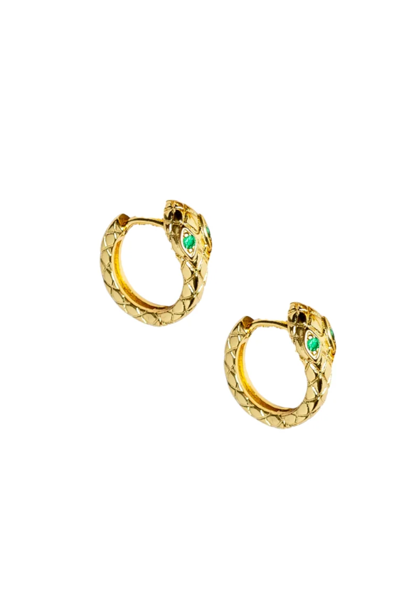 Zoe Jewelry Serpent Huggies