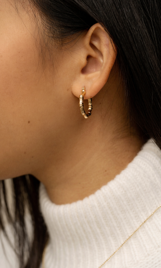 Kali & Sun Bamboo Hoops