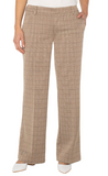 Liverpool Kelsey Wide Leg Trouser Khaki Grid