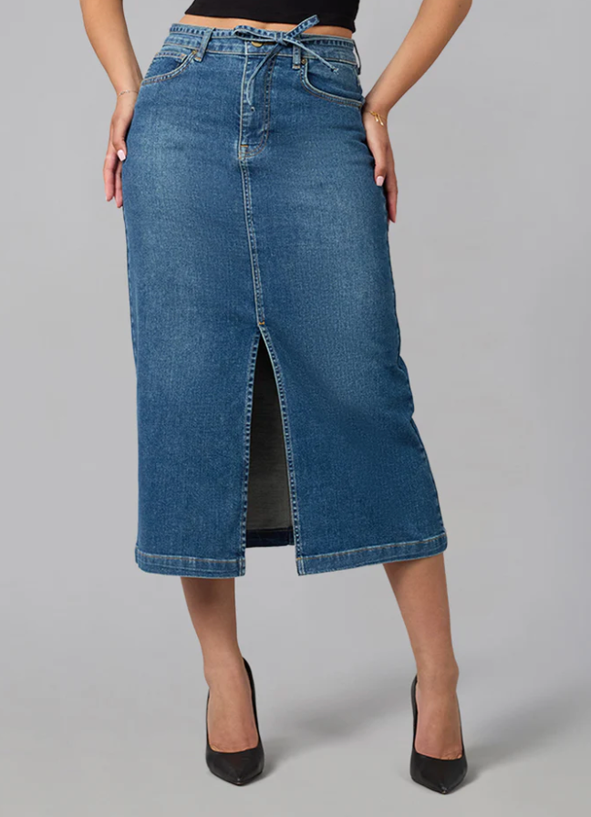 Lola Jeans Halston Skirt Film Noir