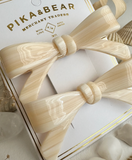 Pika & Bear Zooey Bow Clip Set Buttercream