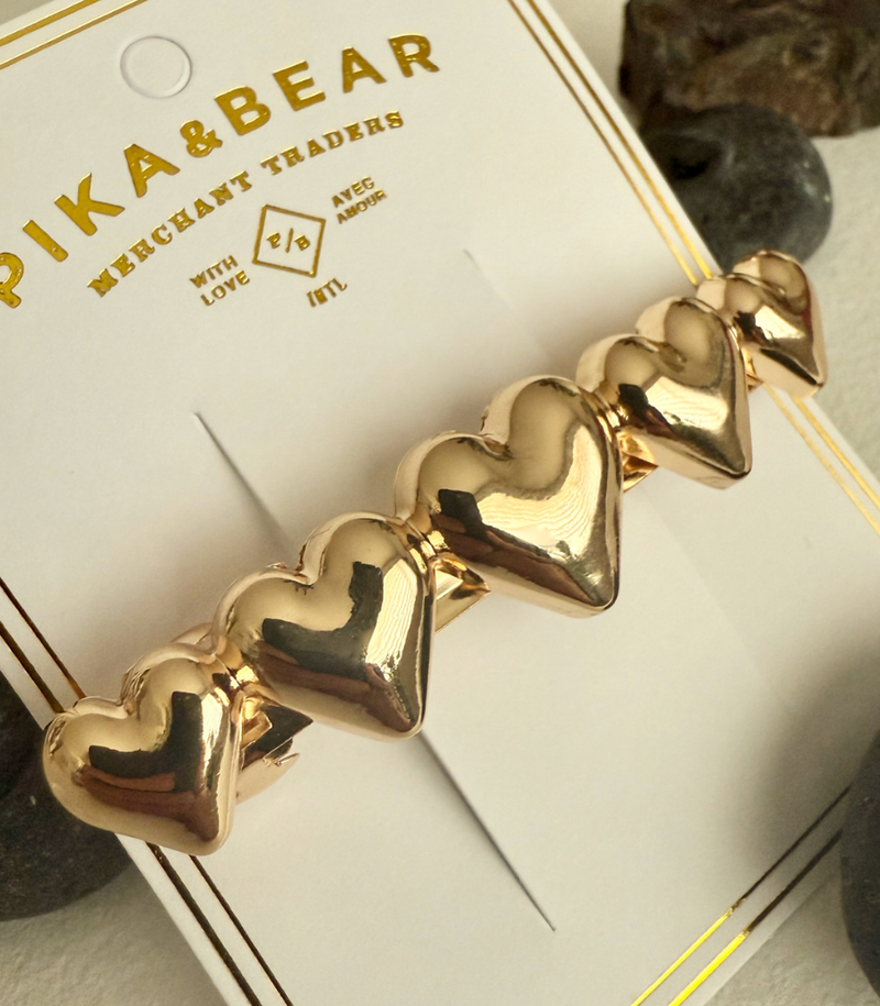 Pika & Bear Total Eclipse Of The Heart Clip Gold