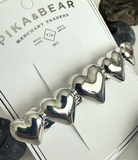 Pika & Bear Total Eclipse Of The Heart Clip Silver