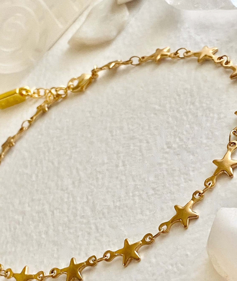 Pika & Bear Centauri Mini Star Bracelet Gold