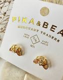 Pika & Bear Quaso Croissant Stud Gold