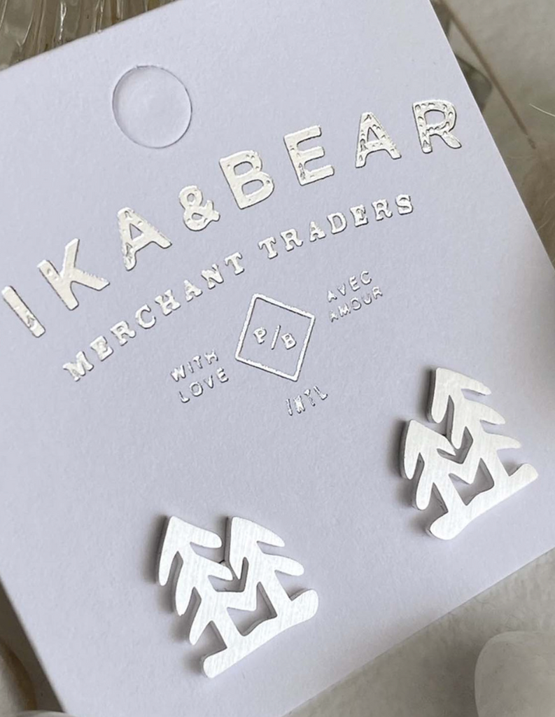 Pika & Bear Lodge Pole Tall Tree Stud Silver