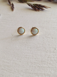 Pika & Bear Ingred Opal Stud Gold