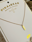 Pika & Bear Inner Monolouge Salty Necklace Gold