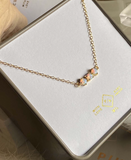 Pika & Bear Three Sisters Opal Necklace Gold