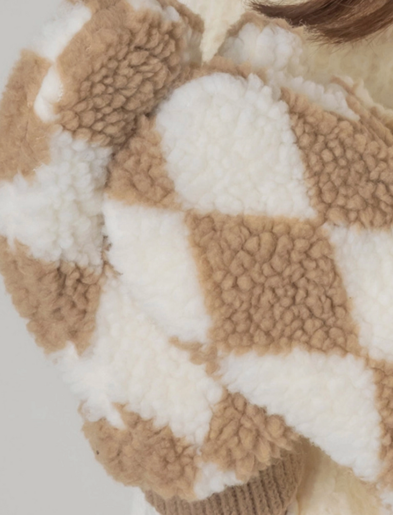 Fashion City Sherpa Mitts Camel