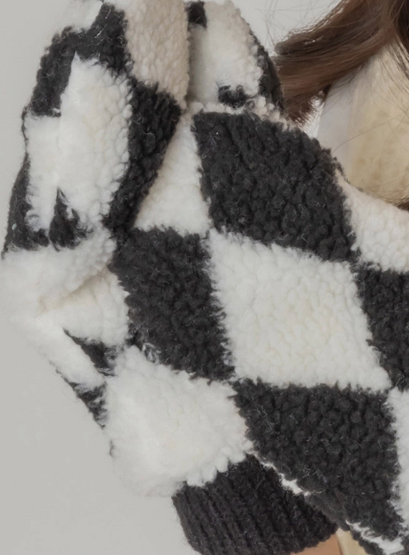 Fashion City Sherpa Mitts Black