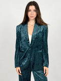 RD Style Alexis Velvet Blazer Forest