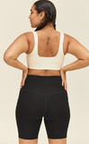 Girlfriend Collective Hi Rise Bike Short Black