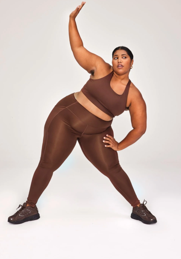 Girlfriend Collective Hi Rise Compressive Pocket Legging Earth