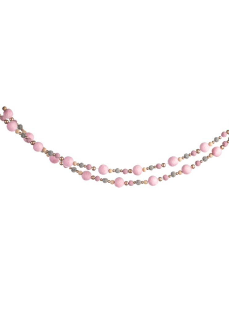 Karma Felt Garland Winter Blush