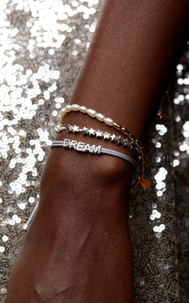 Estella Bartlett Starts So Bright Friendship Bracelet Silver