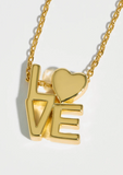 Estella Bartlett Love Pendant Necklace