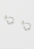Estella Bartlett Twist Hoop Silver