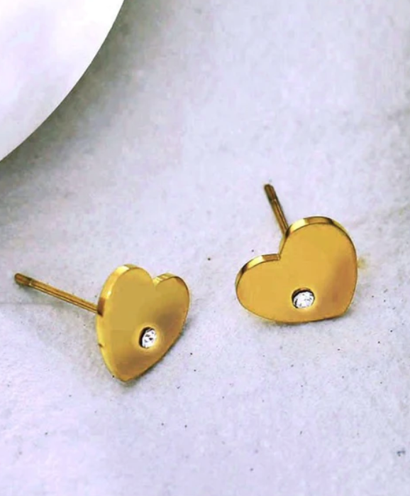 Hackney Nine Cuore Heart Stud