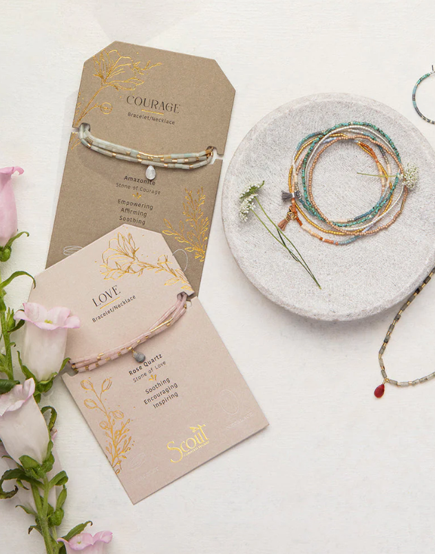 Scout Teardrop Stone Wrap Bracelet