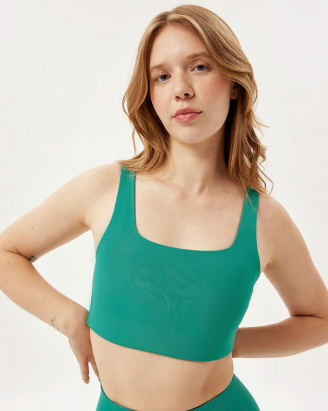 Girlfriend Collective Rib Tommy Bra Earth