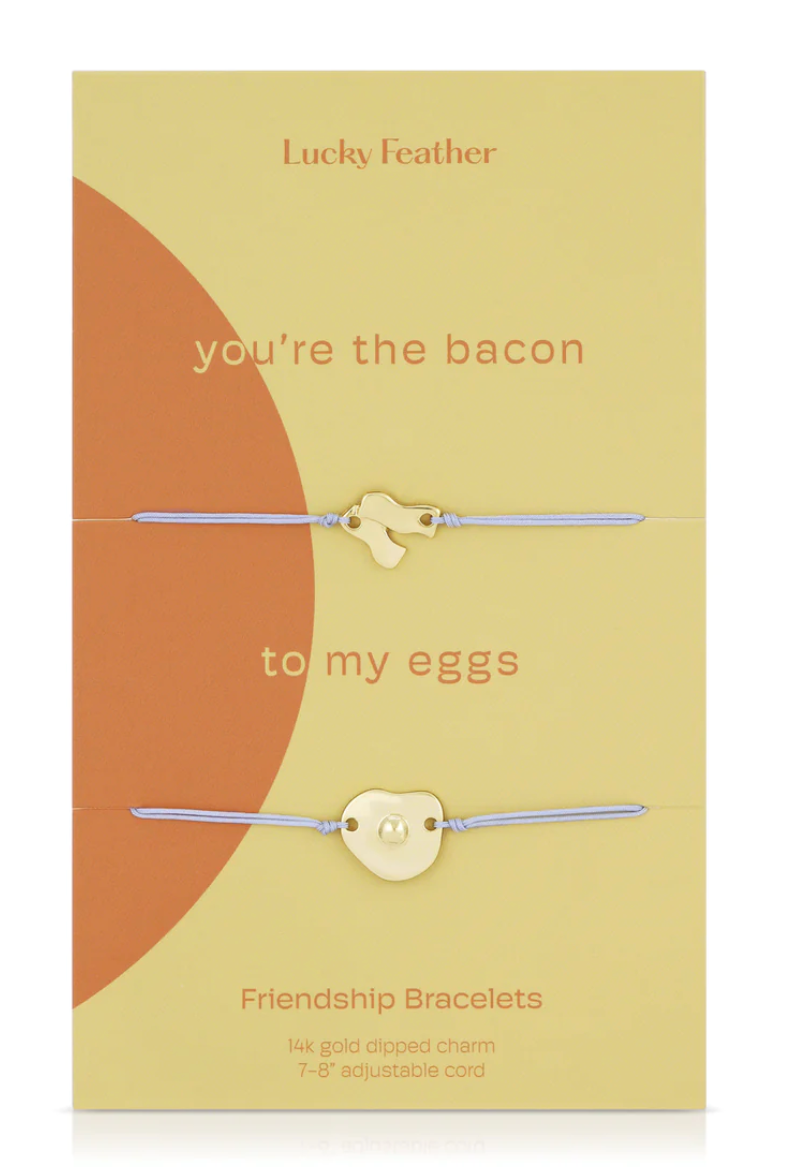 Lucky Feather Friendship Bracelet Bacon To My Eggs
