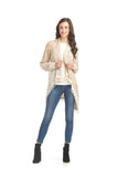 Papillon Diamond Knit Cardigan Beige