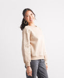 Papillon Tonal Stitch Sweatshirt Beige