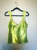 Sneezeweed Green Satin Tank