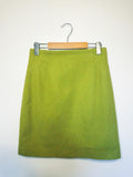 Sneezeweed Green Wool Skirt