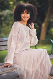 Papillon Daisy Knit Sweater Cream
