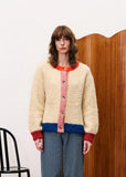 FRNCH Cyclamen Cardigan Creme