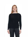 Papa Fashions Tie Pullover In Black