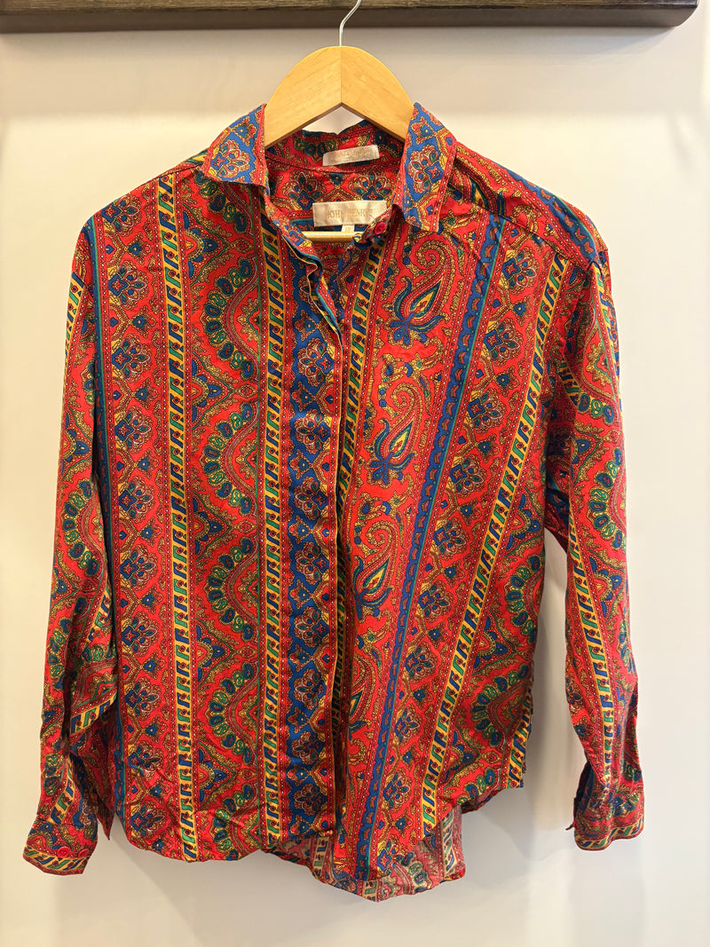 Sneezeweed John Henry Paisley Blouse Multi