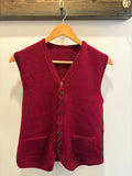 Sneezeweed Red Knit Vest