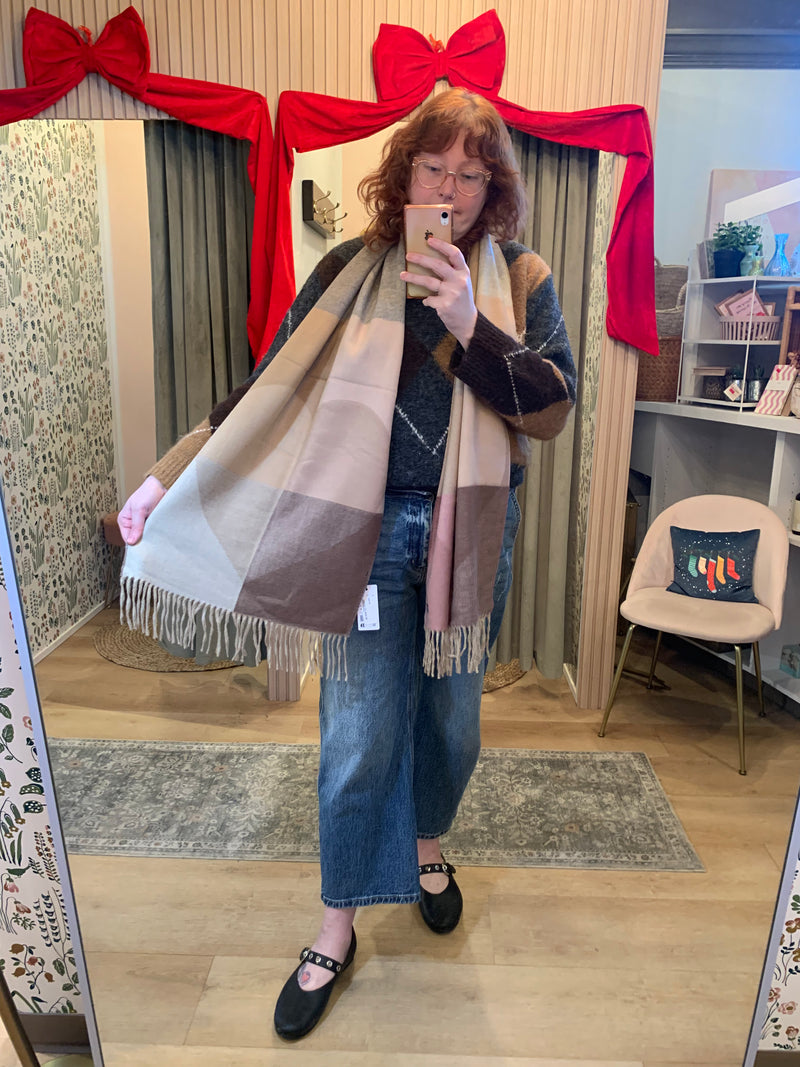 Fraas Pink Cashmink Scarf