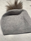 Prenelove Evelyn Pom Beanie Heather Grey