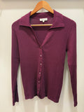 Sneezeweed Purple Knit Cardigan