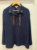 Sneezeweed Navy Floral Button Shirt