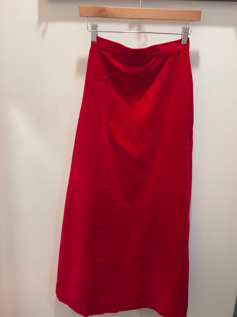 Sneezeweed Red Velvet Skirt