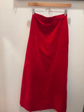 Sneezeweed Red Velvet Skirt