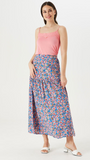 Garcia Blue Floral Print Skirt