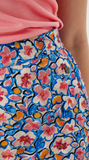 Garcia Blue Floral Print Skirt