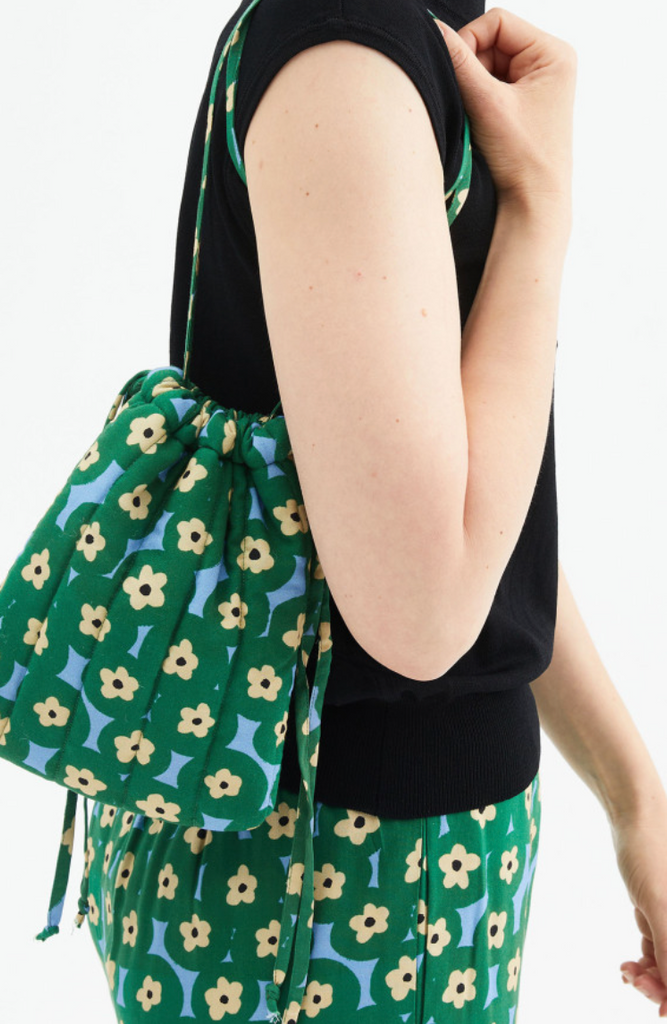 Compania Fantastica Quilted Mini Bag Green