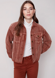 Charlie B Corduroy Jacket In Cinnamon