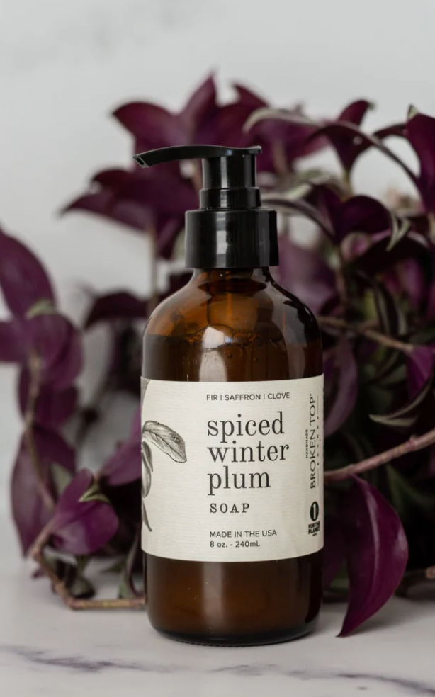 Broken Top Spiced Winter Plum 8oz Hand Soap