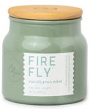 Firefly Candle Co Eucalyptus Mint 10oz Sol Candle
