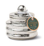 Paddywax Cypress & Fir 3oz Mercury Glass Candle